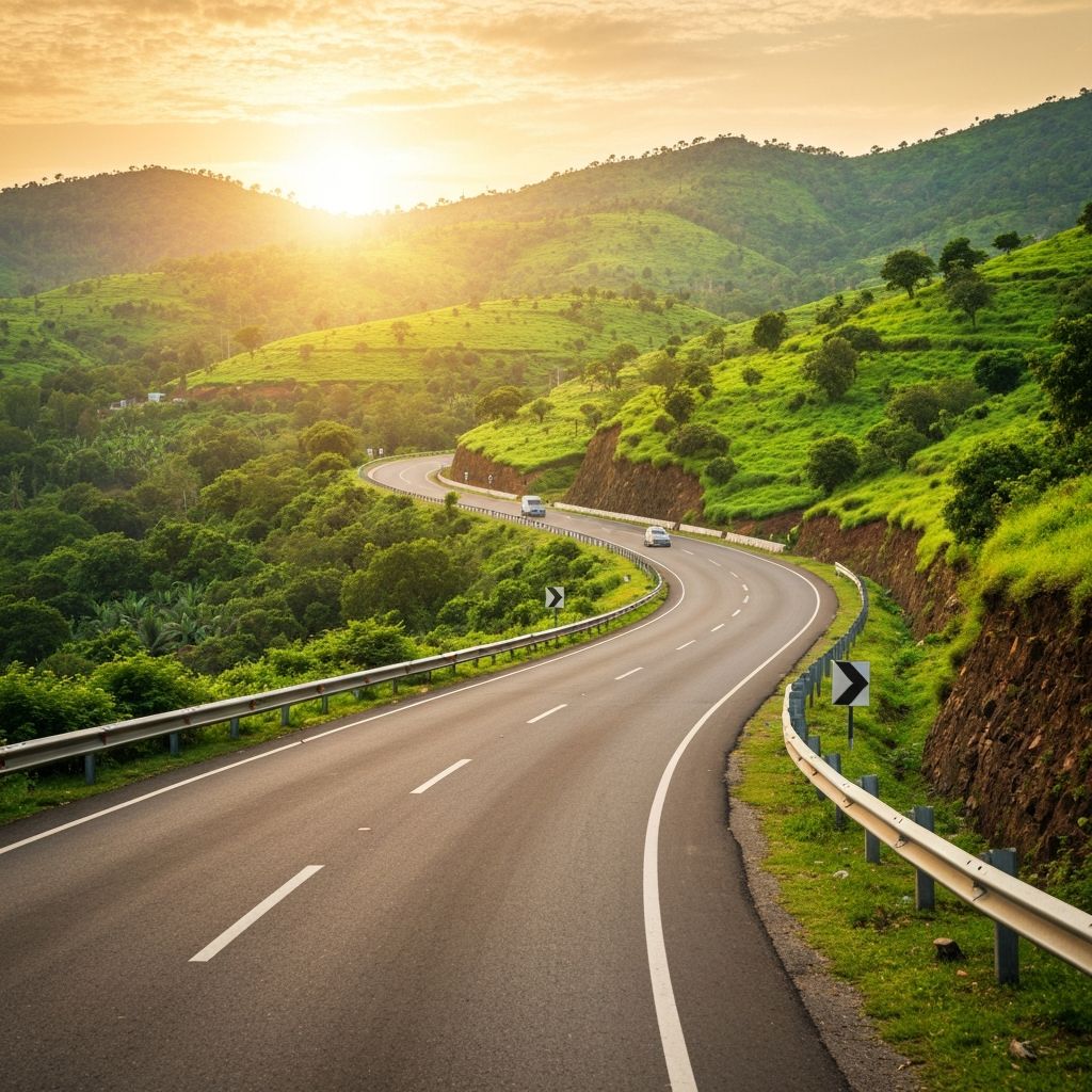 Scenic South India highway